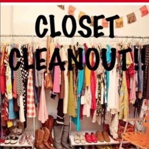 Everything, Purses, earrings yoga clothes and shoes. Much more.Great Prices